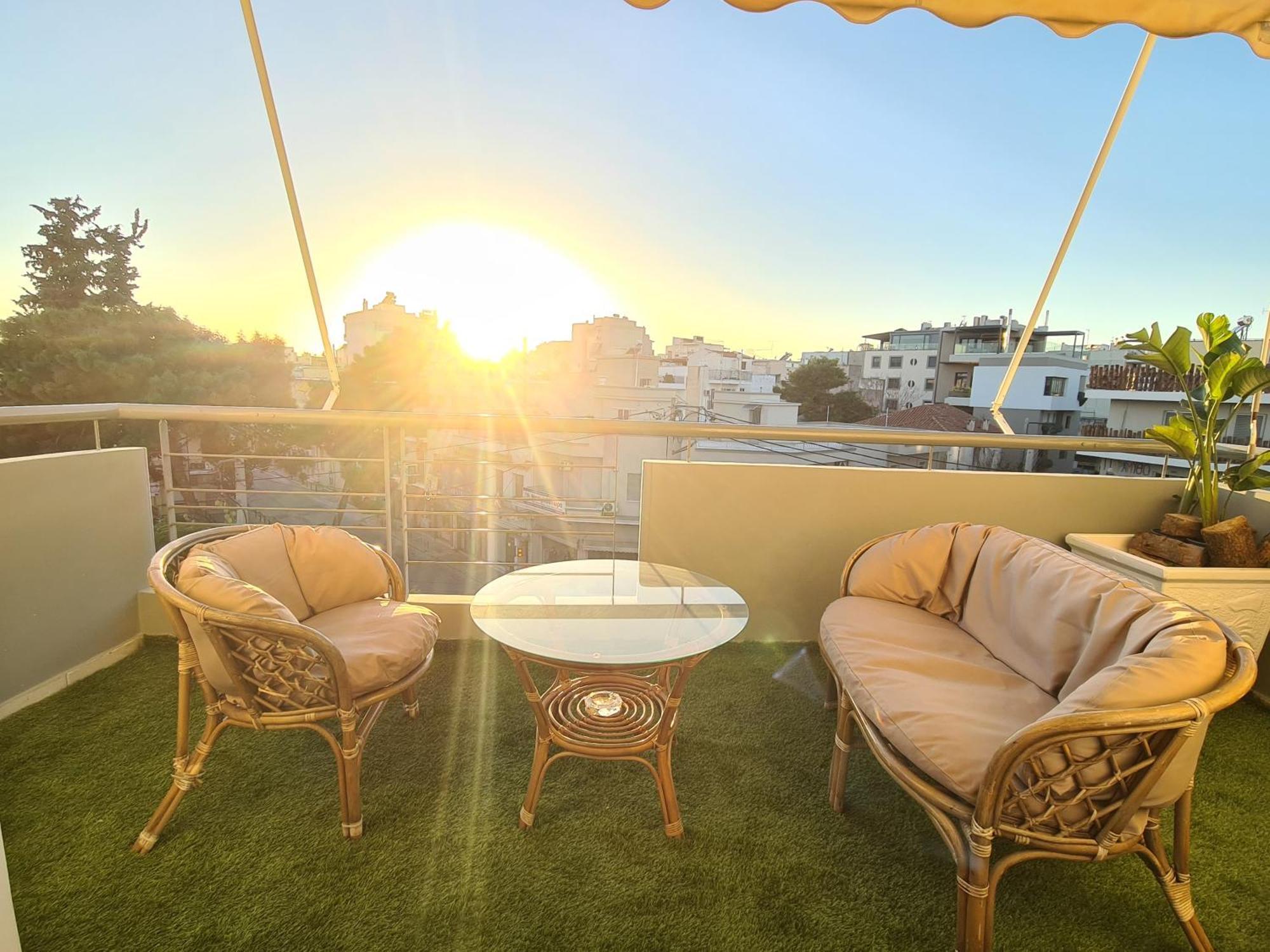Sunny Home Private Jacuzzi Hydromassage Acropolis & Lycabettus Far View Parking 300M Metro Peristeri Ateny Zewnętrze zdjęcie
