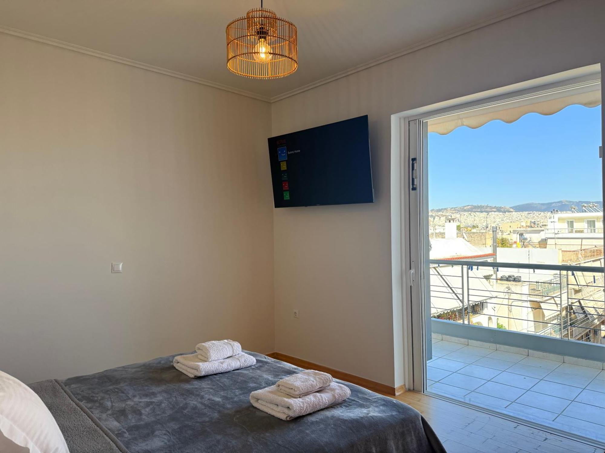 Sunny Home Private Jacuzzi Hydromassage Acropolis & Lycabettus Far View Parking 300M Metro Peristeri Ateny Zewnętrze zdjęcie