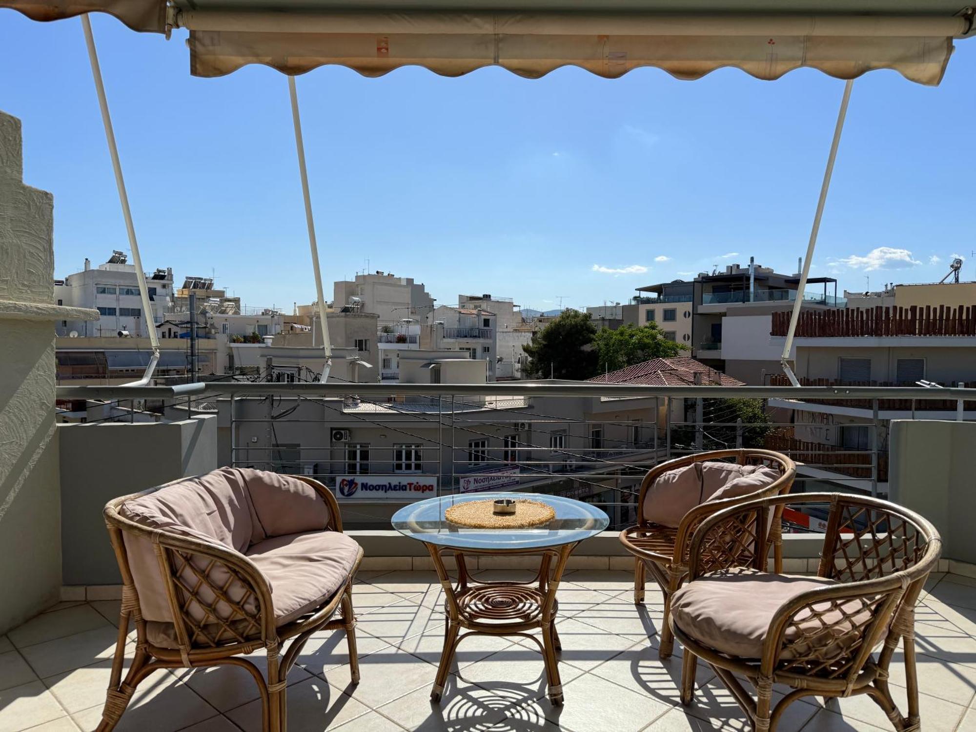 Sunny Home Private Jacuzzi Hydromassage Acropolis & Lycabettus Far View Parking 300M Metro Peristeri Ateny Zewnętrze zdjęcie